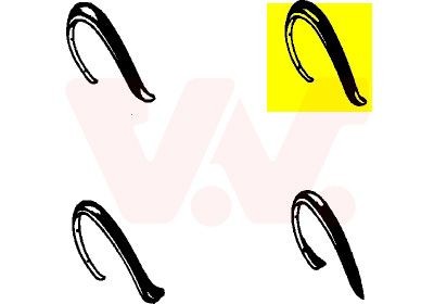 VAN WEZEL Allargamento parafango 5813522 VAN WEZEL 5813522 Allargamento parafango VOLKSWAGEN Golf II Hatchback (19E, 1G1) 1.8 G60 Limited 211 CV 1991