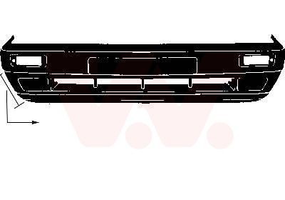 VAN WEZEL Paraurti 5813572 VAN WEZEL 5813572 Paraurti