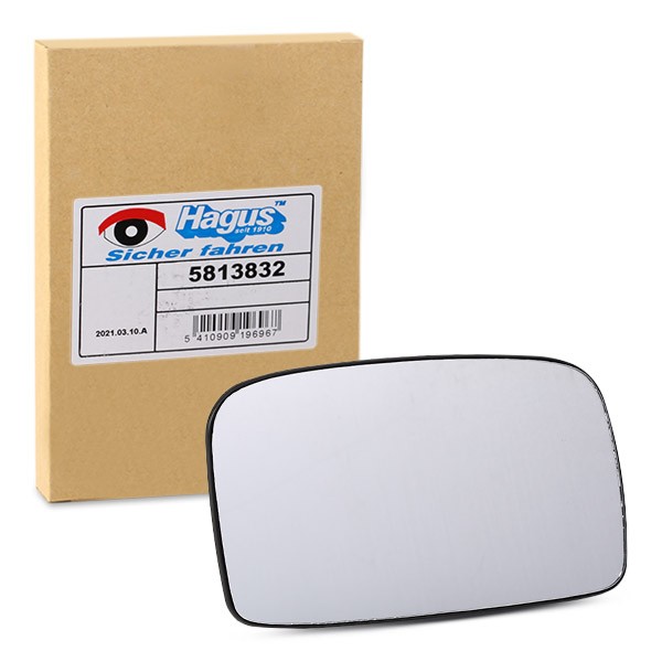 VAN WEZEL Vidro de espelho, espelho retrovisor exterior 5813832 VAN WEZEL 5813832 Vidro espelho retrovisor VW Polo 9n Sedan preço