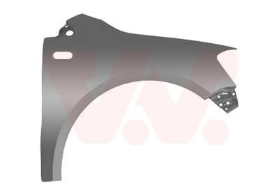 VAN WEZEL Spatbord 5818656 VAN WEZEL 5818656 Voorspatbord Volvo S70 originele