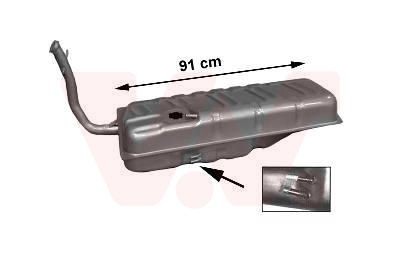 VAN WEZEL Brandstoftank 5820082 5820082 Brandstoftank Volkswagen LUPO VAN WEZEL
