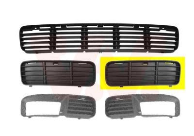 VAN WEZEL Ventilatiegrille, bumper 5826591 VAN WEZEL 5826591 Ventilatiegrille, bumper VOLKSWAGEN Polo III Classic (6V2) 1.9 TDI 91 Pk 1999