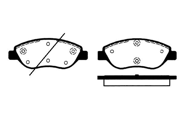RAICAM Bromsbelägg RA.0762.3 RA.0762.3 RAICAM bromsklossar Fiat IDEA