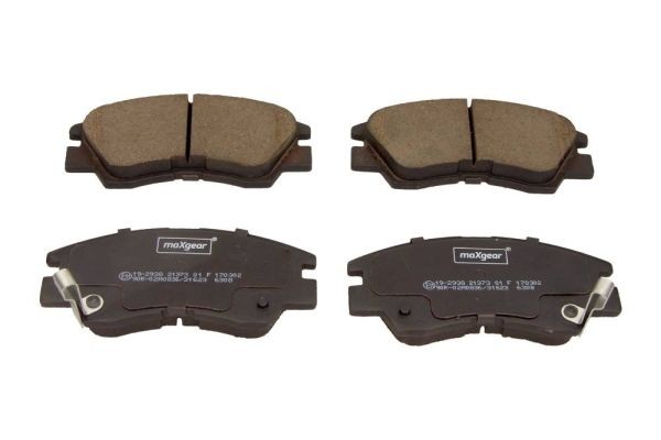 MAXGEAR Brzdové doštičky/platničky 19-2938 MAXGEAR 19-2938 Brzdové doštičky/platničky MITSUBISHI L300 / Delica III Van (P0_V, P1_V, P_2V) 2.5 TD 4WD (P25V) 87 KS 1994