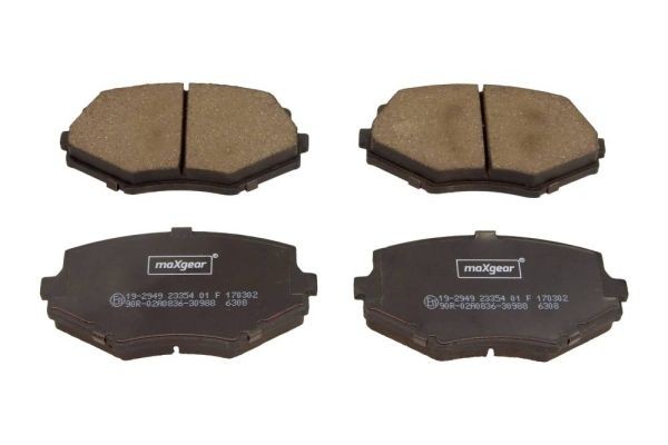 MAXGEAR Remblokken 19-2949 Remblokkenset voor schijfrem MAXGEAR 5 19-2949 goedkoop