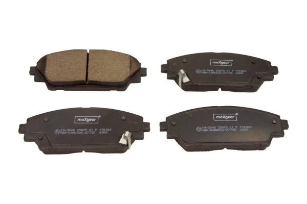 MAXGEAR Bremseklosser 19-3048 Bremsekloss-sett MAXGEAR 5 19-3048 billige
