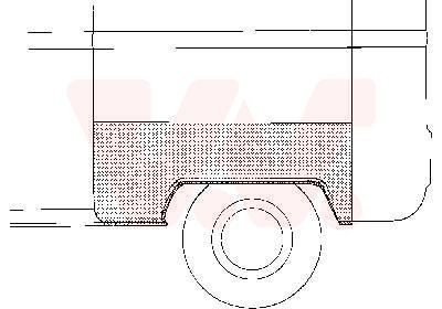 VAN WEZEL Radlauf 5851.45 5851.45 VAN WEZEL VW T2 Pritsche Radlauf Kosten