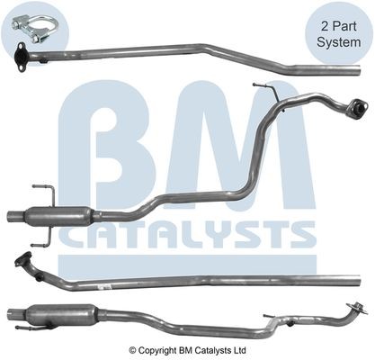 BM CATALYSTS Tuyau d'échappement BM50572 Toyota COROLLA Tuyaux d'échappement BM CATALYSTS BM50572