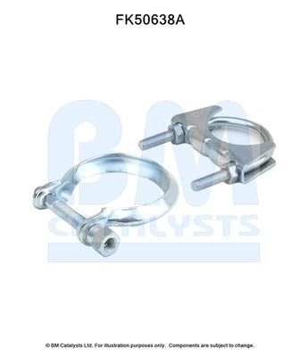 BM CATALYSTS Monteringssett, eksosrør FK50638 Monteringssett eksosanlegg BM CATALYSTS Citroën JUMPY FK50638