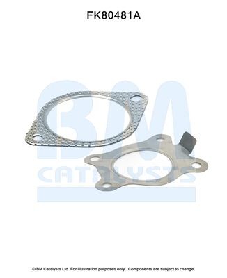 BM CATALYSTS Monteringssett, katalysator FK80481 Monteringssett katalysator BM CATALYSTS Volkswagen T-CROSS FK80481