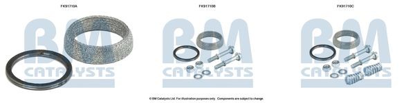 BM CATALYSTS Monteringssats, katalysatorkonverter FK91710 DACIA monteringssats katalysator BM CATALYSTS FK91710