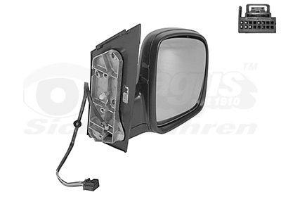 VAN WEZEL Buitenspiegel 5867808 VAN WEZEL Spiegel SUBARU 5867808