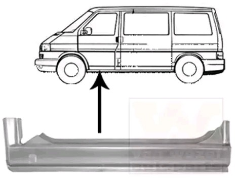 VAN WEZEL Panel 5874101 Dørpanel VAN WEZEL Dacia LODGY 5874101