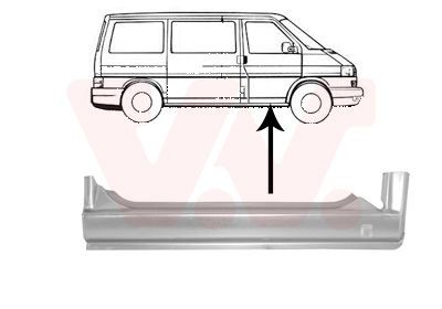 VAN WEZEL Panel 5874102 Dørpanel VAN WEZEL Dacia LODGY 5874102