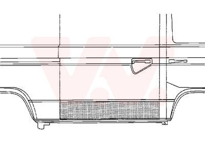 VAN WEZEL Deur, carosserie 5874174 Volkswagen T-ROC Portier en onderdelen VAN WEZEL 5874174