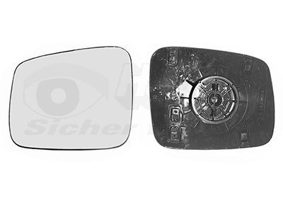 VAN WEZEL Spejlglas, udvendig spejl 5874831 VAN WEZEL 5874831 VW T4 Ladvogn Sidespejle pris