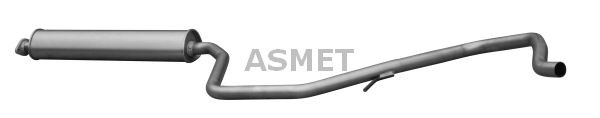 Uitlaat middendemper ASMET 05.205 ASMET 05.205 Tussendemper OPEL INSIGNIA 2017
