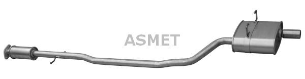 ASMET Μεσαίο / πίσω σιλανσιέ 12.025 Τελικά σιλανσιέ ASMET Chevrolet AVALANCHE 12.025