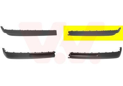 VAN WEZEL Front splitter 5880501 5880501 VAN WEZEL CHEVROLET front bumper splitter