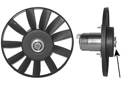 VAN WEZEL Fan, radiator 5880745 5880745 VAN WEZEL radiator fan for VW PASSAT