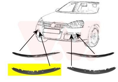 VAN WEZEL Puskurin pinta 5886482 5886482 VAN WEZEL Puskurin lista VW CADDY