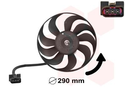 VAN WEZEL Motoventilateur 5888745 5888745 VAN WEZEL Ventilateur de refroidissement Suzuki pas cher