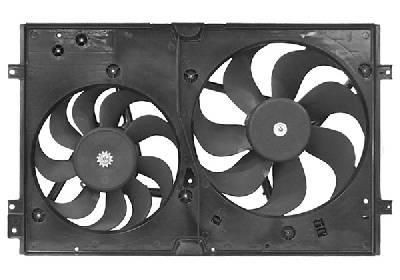 VAN WEZEL Fan, radiator 5888749 Saab 9000 VAN WEZEL radiator fan 5888749