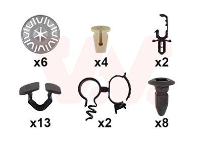 VAN WEZEL Kit de montagem, danos na dianteira 5888795 VAN WEZEL 5888795 Kit de montagem, danos na dianteira