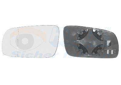 VAN WEZEL Spejlglas, udvendig spejl 5888833 Sidespejl glas VAN WEZEL Seat LEON 5888833