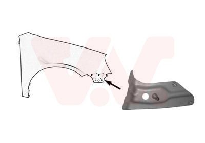 VAN WEZEL Front kledning 5894672 VAN WEZEL 5894672 Front kledning