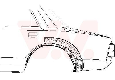 VAN WEZEL Küljesein 5905147 VAN WEZEL 5905147 originaal Küljesein V70 III Van / Kombi (135) hind