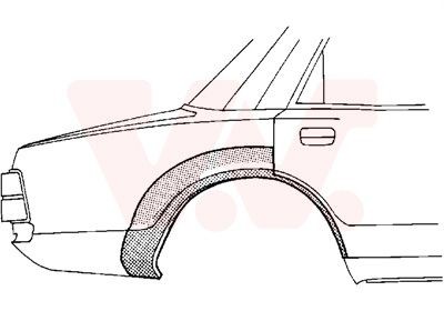 Passage de roue VAN WEZEL 5944148 VAN WEZEL 5944148 Passage de roue VOLVO S80 2003