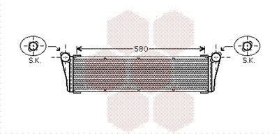 VAN WEZEL Radiator, motorkjøling 74002053 Radiator VAN WEZEL Porsche 718 74002053