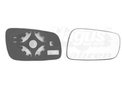 VAN WEZEL Vetro specchio, specchio esterno 7620838 VAN WEZEL 7620838 Vetro specchio, specchio esterno