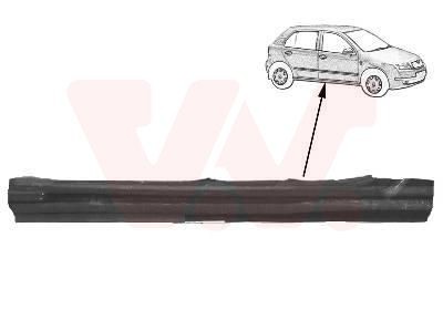VAN WEZEL Fjæringsmontering 7625104 VAN WEZEL 7625104 Sideskjørt Skoda Roomster Praktik billige