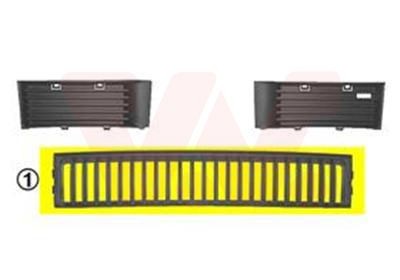 VAN WEZEL Ventilationsgaller, stötfångare 7625590 VAN WEZEL 7625590 Ventilationsgaller, stötfångare SKODA Fabia I Sedan (6Y3) 1.4 TDI 75 hk 2005