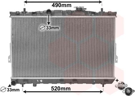 Kylare VAN WEZEL 82002104 VAN WEZEL *** IR PLUS *** 82002104 Kylare HYUNDAI COUPE 2007