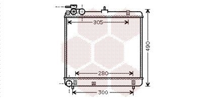 Radiaator, mootorijahutus VAN WEZEL 82002192 VAN WEZEL 82002192: Jahutusradiaator Hyundai ATOS 2024