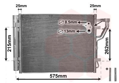 VAN WEZEL Kondensaator, kliimaseade 82005189 VAN WEZEL 82005189 Kliimaradiaator Citroen C4 odav