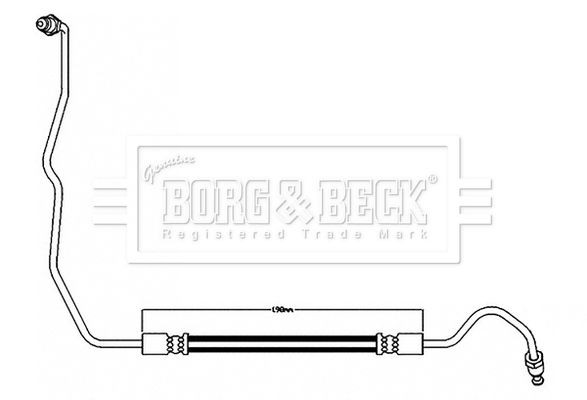 BORG & BECK Remslang BBH8596 Remslang HYUNDAI BORG & BECK BBH8596