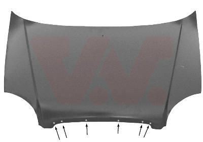 Καπό VAN WEZEL 8203660 VAN WEZEL 8203660 Καπό Hyundai ATOS 2020