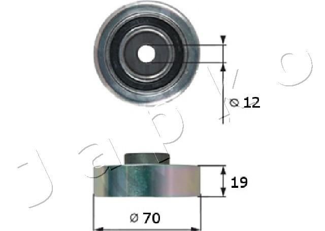 JAPKO Medløberhjul, multi-V-rem 129815 129815 JAPKO Medløberhjul Mercedes-Benz billig