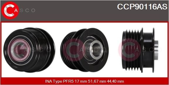 CASCO Polia, alternador CCP90116AS auto Peças de alternador CASCO CCP90116AS comprar