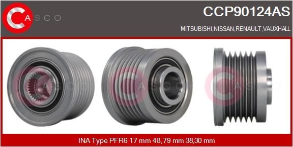CASCO Poulie, alternateur CCP90124AS CCP90124AS CASCO Poulie d'alternateur Volvo P245 prix