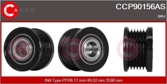 CASCO Remenica alternátora CCP90156AS CCP90156AS Jednotlivé diely BMW X3 CASCO