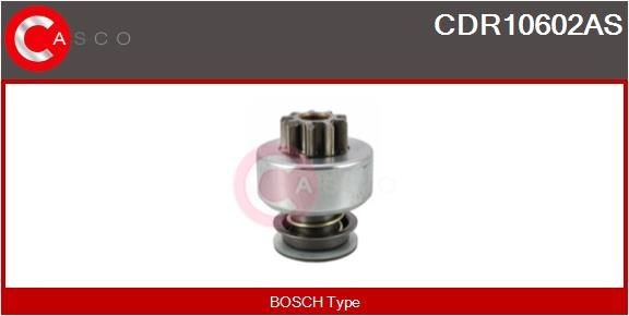 CASCO Zobrats, Starteris CDR10602AS cena Pievads ar brīvgaitas mehānismu, starteris SSANGYONG CDR10602AS CASCO