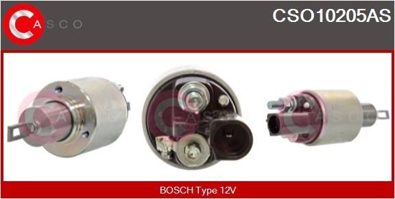 CASCO Elektromagnetický spínač pre żtartér CSO10205AS Cievka štartera CASCO Peugeot 307 CSO10205AS