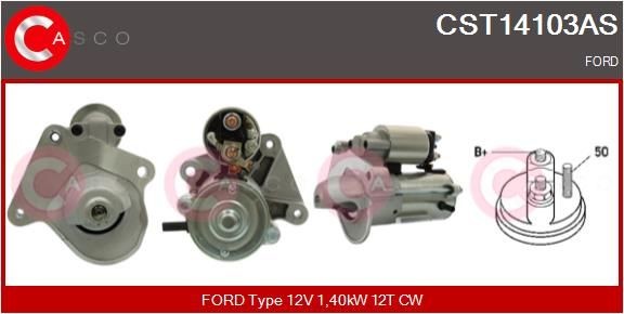 CASCO Startmotor CST14103AS CST14103AS CASCO startmotor Ford CAPRI