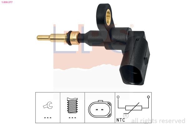 EPS Kühlmitteltemperatursensor 1.830.377 1.830.377 Sensor Kühlmitteltemperatur SEAT CORDOBA EPS kaufen