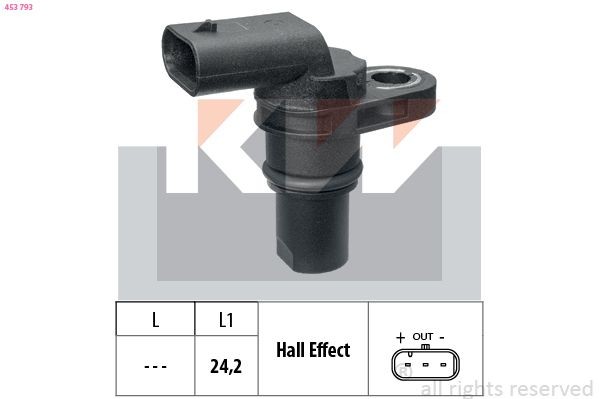 KW Camshaft position sensor 453 793 453 793 KW camshaft sensor AUDI A5
